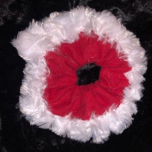 Christmas tree skirt scrunchie